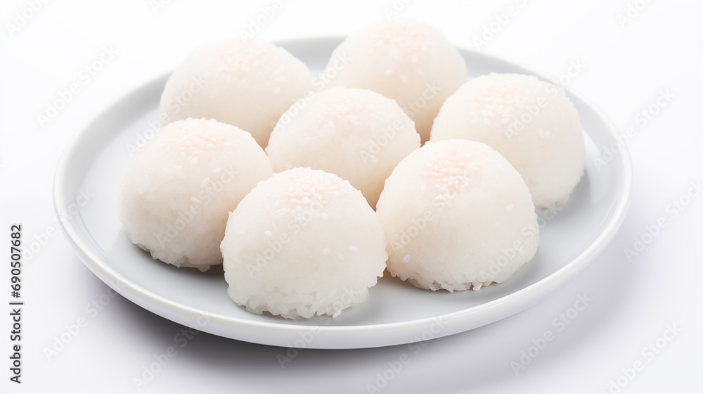 Delicious glutinous rice balls dessert
