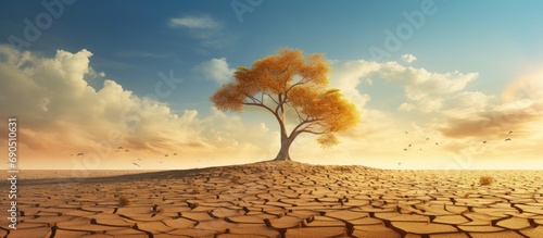 Design for World Day against desertification and drought. photo