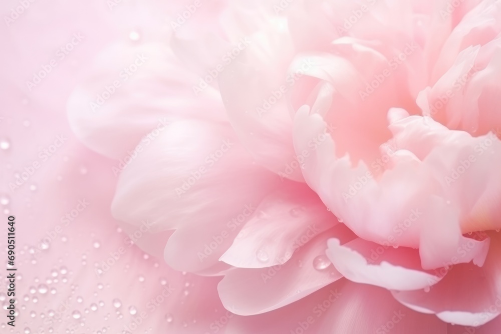 Light gentle pink background peony petals. close-up. Background with flowers. Abstract background with flowers.
