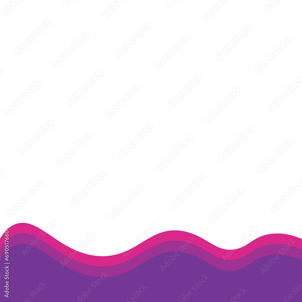 Wave Shape Footer