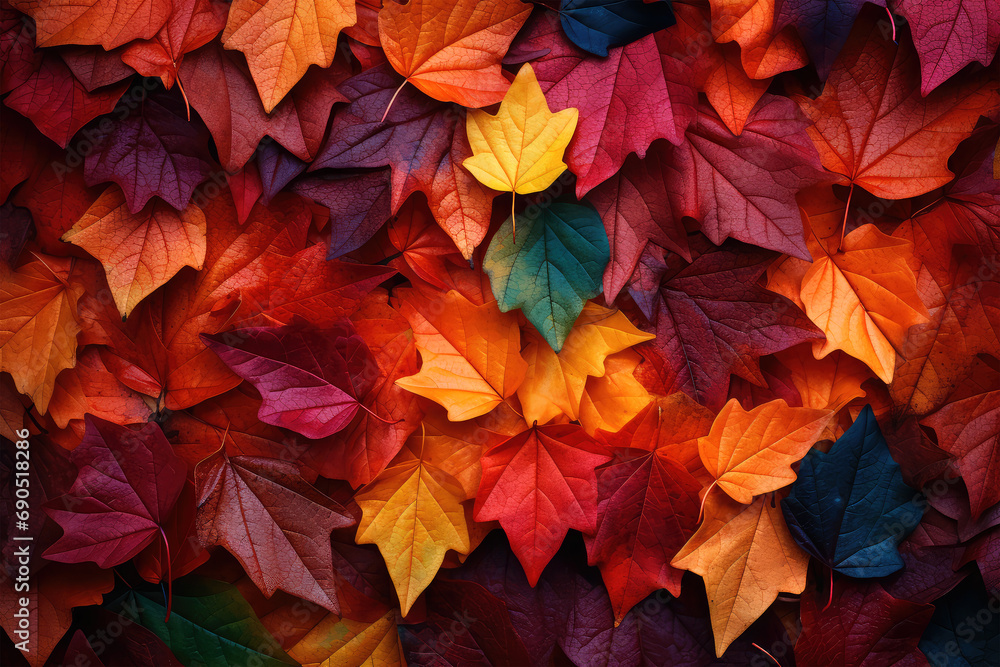 color autumn leaves on background color autumn leaves on background