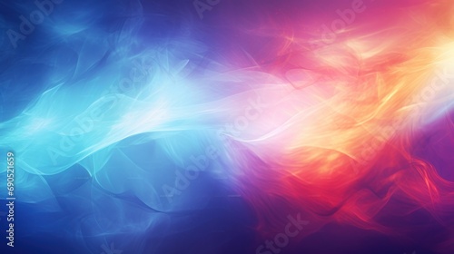  a blue  red  and orange background with some smoke coming out of the top of the image and the bottom of the image.