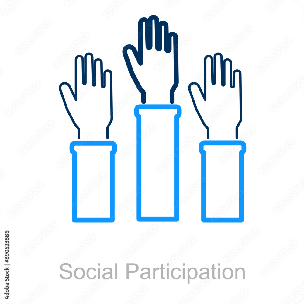 Fototapeta premium Social Participation