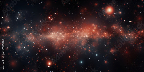 Banner star field starry and chirstmas outer space background texture © Haleema