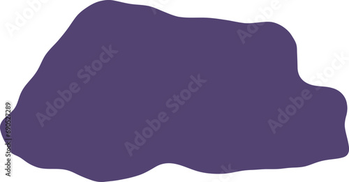 Map of Bhutan. Country map silhouette vector illustration