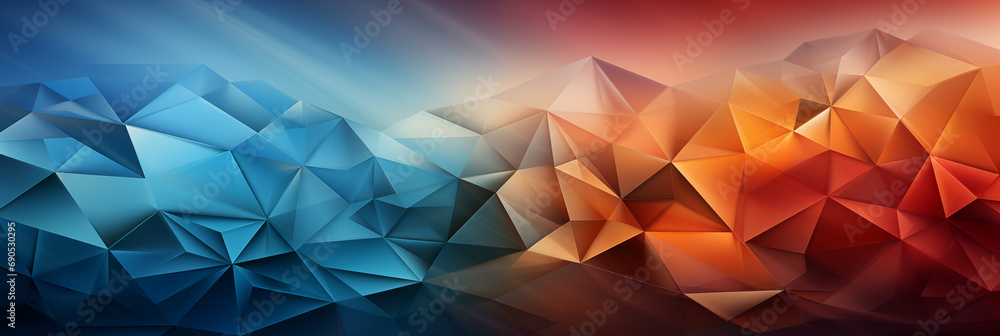 abstract blue and orange background