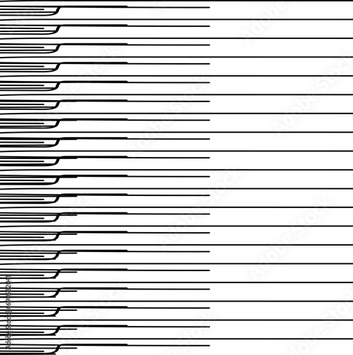 Horizontal grid with sharp internal elements or needles