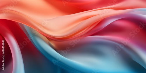 A fluid and dynamic abstract image of a satin fabric in motion.