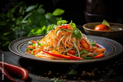 A Classic Thai Dish  Som Tum Papaya Salad