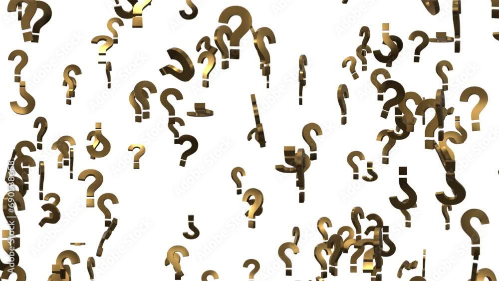 Abstract 3D Question Mark: Innovative Concept for Valentine's Day Celebration Abstract 3D Question Mark: Innovative Concept for Valentine's Day Celebration