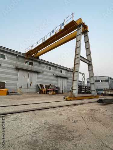 crane at the port