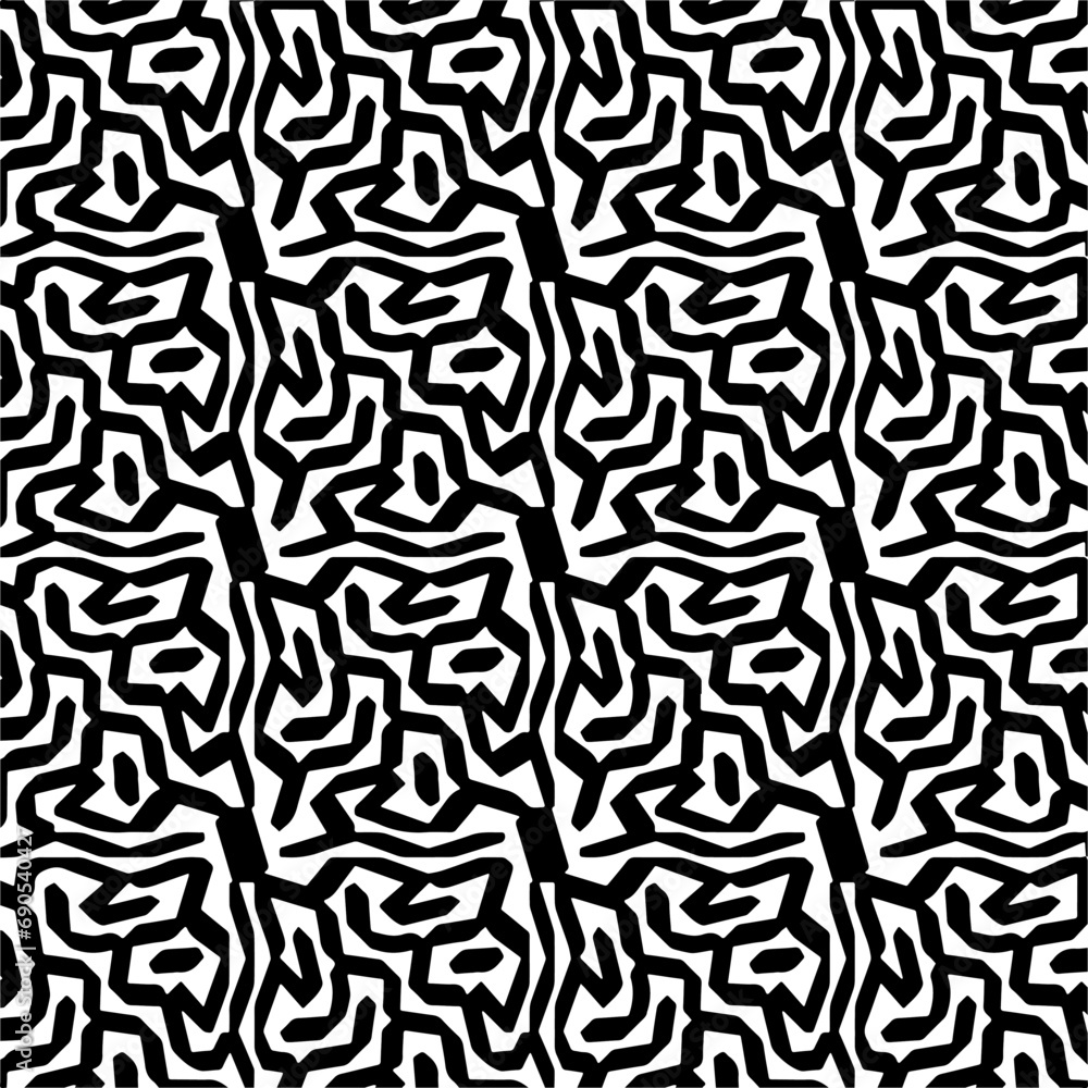 Wallpaper with Seamless repeating pattern. Black and white pattern . Abstract background. Monochrome texture for web page, textures, card, poster, fabric, textile. Wallpaper with Seamless repeating pattern. Black and white pattern . Abstract background. Monochrome texture for web page, textures, card, poster, fabric, textile.