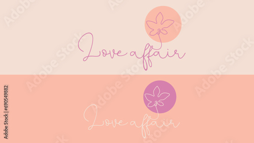 easter greeting card with eggs love logo love affair logo flowers logo
