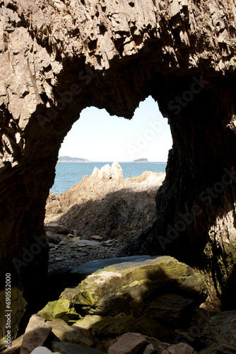 cave in the sea