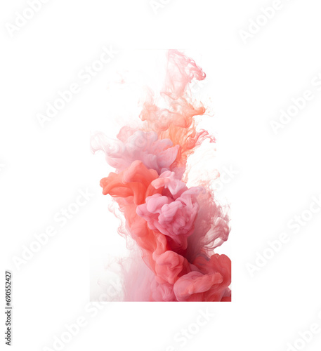 abstract red and yellow background isolated on white background PNG.