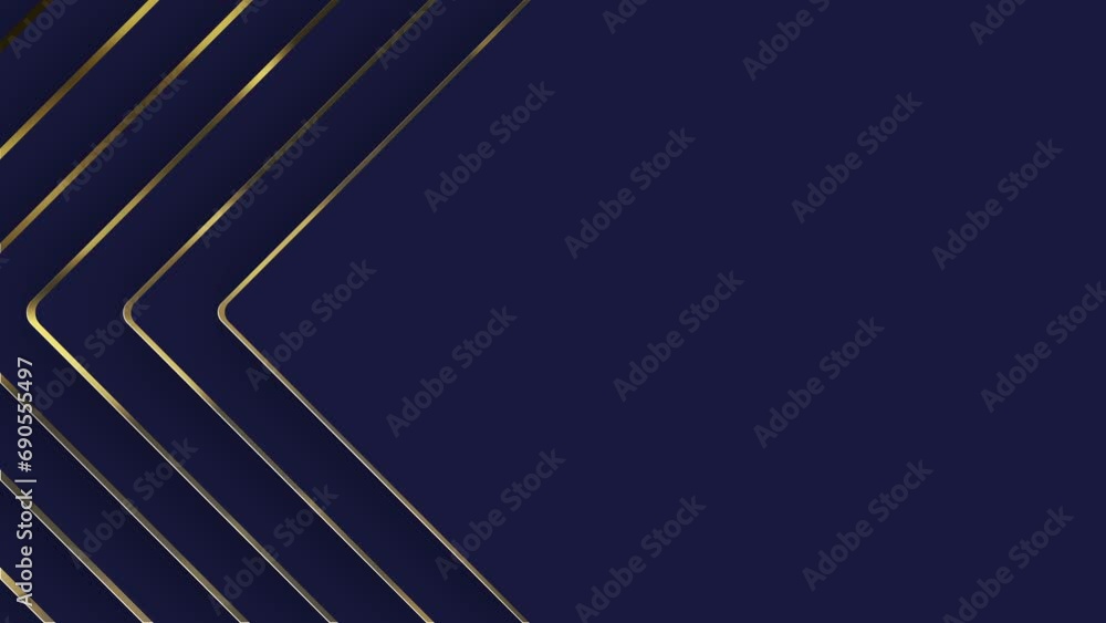 Abstract Golden Geometric Lines Animated Background. 4k Elegant Seamless Looped Golden Lines Animation on Dark Blue Background. Empty Space For Text or Copy. Abstract Golden Geometric Lines Animated Background. 4k Elegant Seamless Looped Golden Lines Animation on Dark Blue Background. Empty Space For Text or Copy.