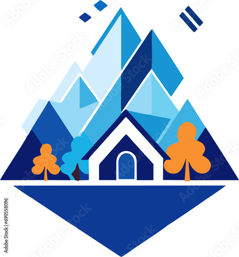 House Developer Logo Stock Design