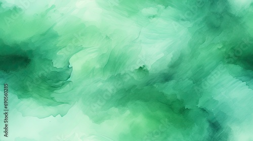 Lively Green Watercolor Texture: A Captivating Foundation for Abstract Backgrounds