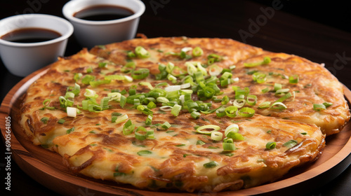 pizza with mushrooms HD 8K wallpaper Stock Photographic Image 