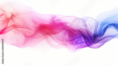 Beautiful colored abstract smoke isolated on white © kaneez