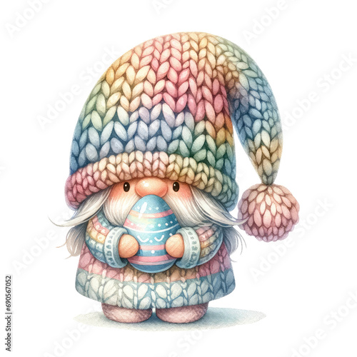 Easter gnome sublimation set, Easter gnome clipart set, cute gnomes with Easter egg