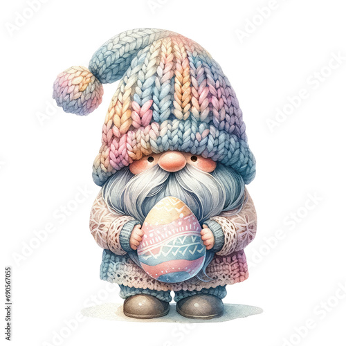 Easter gnome sublimation set, Easter gnome clipart set, cute gnomes with Easter egg