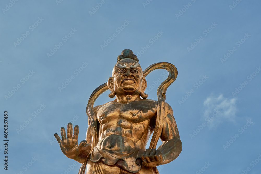 Guardian statue kek lok si temple penang - obrazy, fototapety, plakaty 