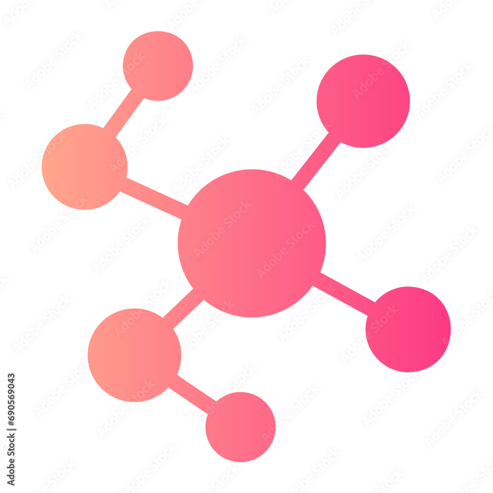 connection gradient icon connection gradient icon