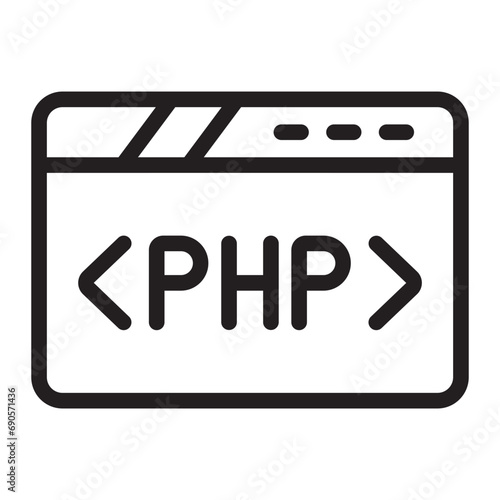 php line icon