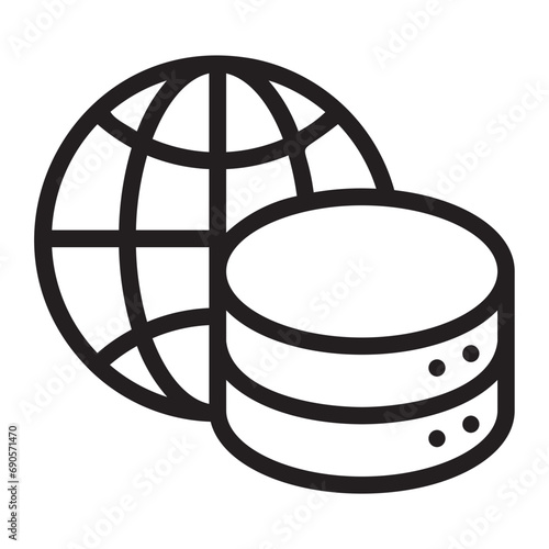 database line icon