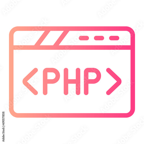 php gradient icon