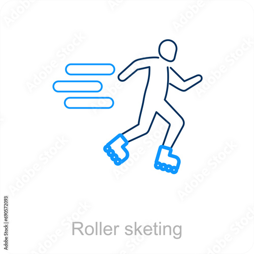 Roller skating © popcornarts