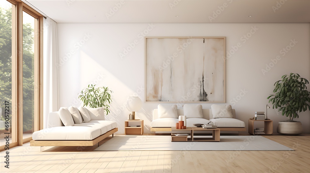 A coastal cozy living room with soft white sofa and pillow. Living room home interior design with soft white wall A coastal cozy living room with soft white sofa and pillow. Living room home interior design with soft white wall