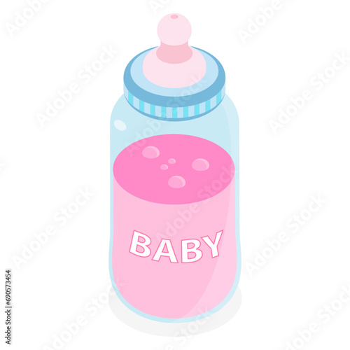 Premium Baby Feeder Vector