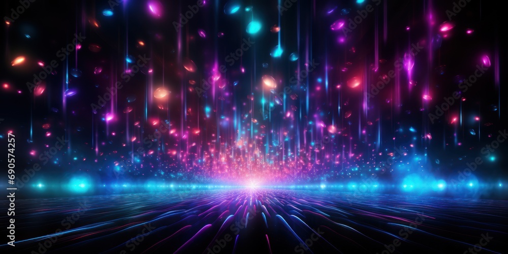 Obraz premium an abstract background with blue and purple