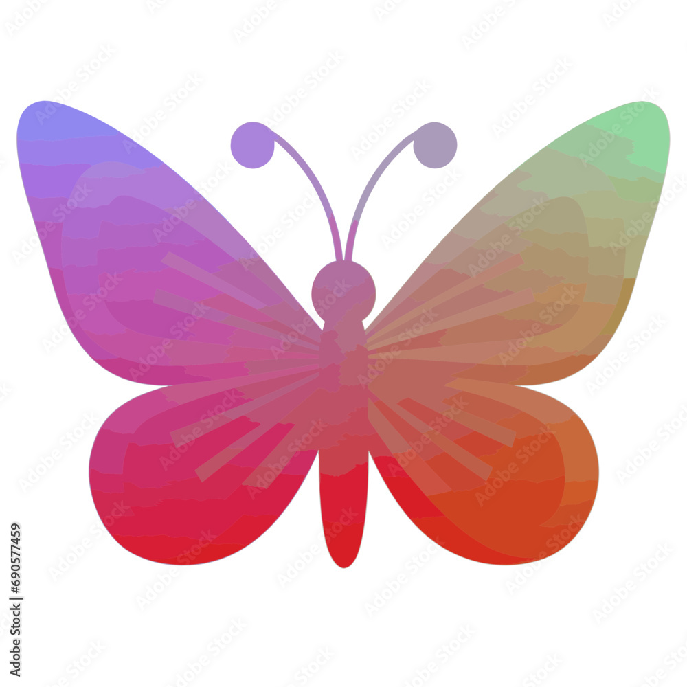 Vibrant butterfly vector Vibrant butterfly vector