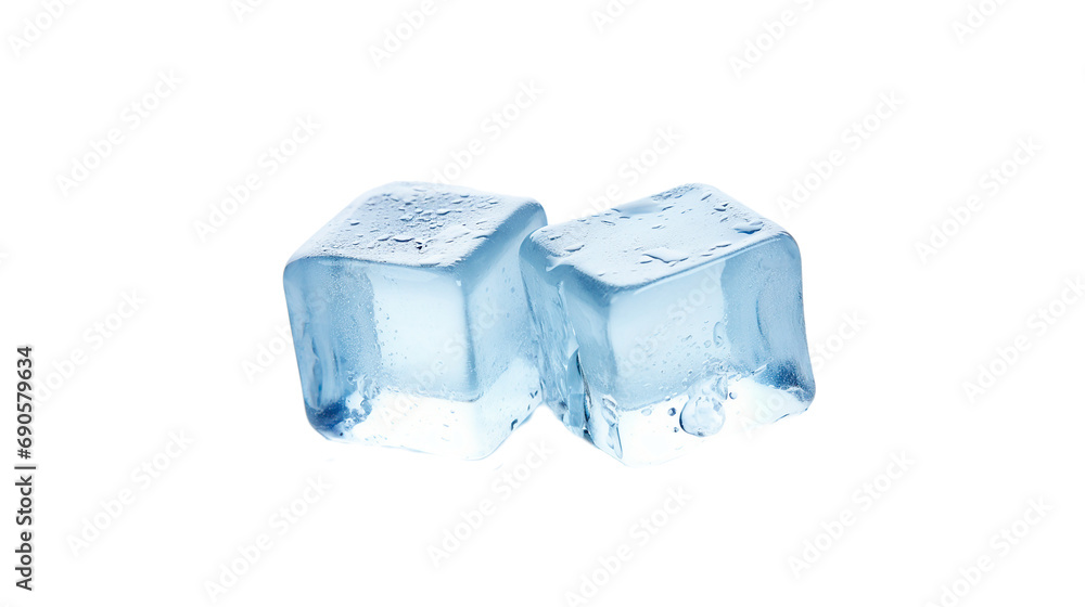 Obraz premium ice cube isolated on white