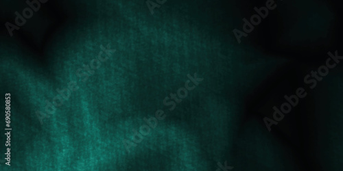 Fabric background Close up texture of natural weave in dark green or teal color. Fabric texture of natural line textile material . 