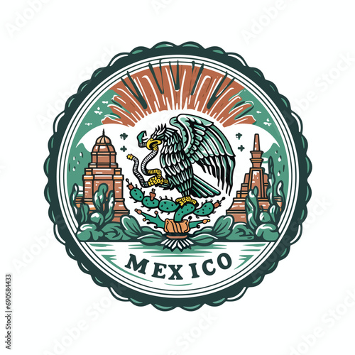 Mexican Logo For commercial use Vector Illustration