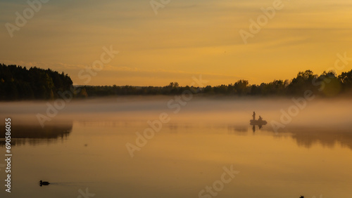 sunrise on the lake