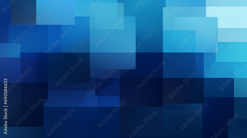 Textures abstraites dans un dégradé de Bleus. Formes géométriques pour arrière-plan de design graphique