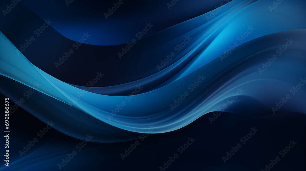 Tourbillons Abstraits dans un Dégradé de Bleus. Formes géométriques pour arrière-plan de design graphique Tourbillons Abstraits dans un Dégradé de Bleus. Formes géométriques pour arrière-plan de design graphique