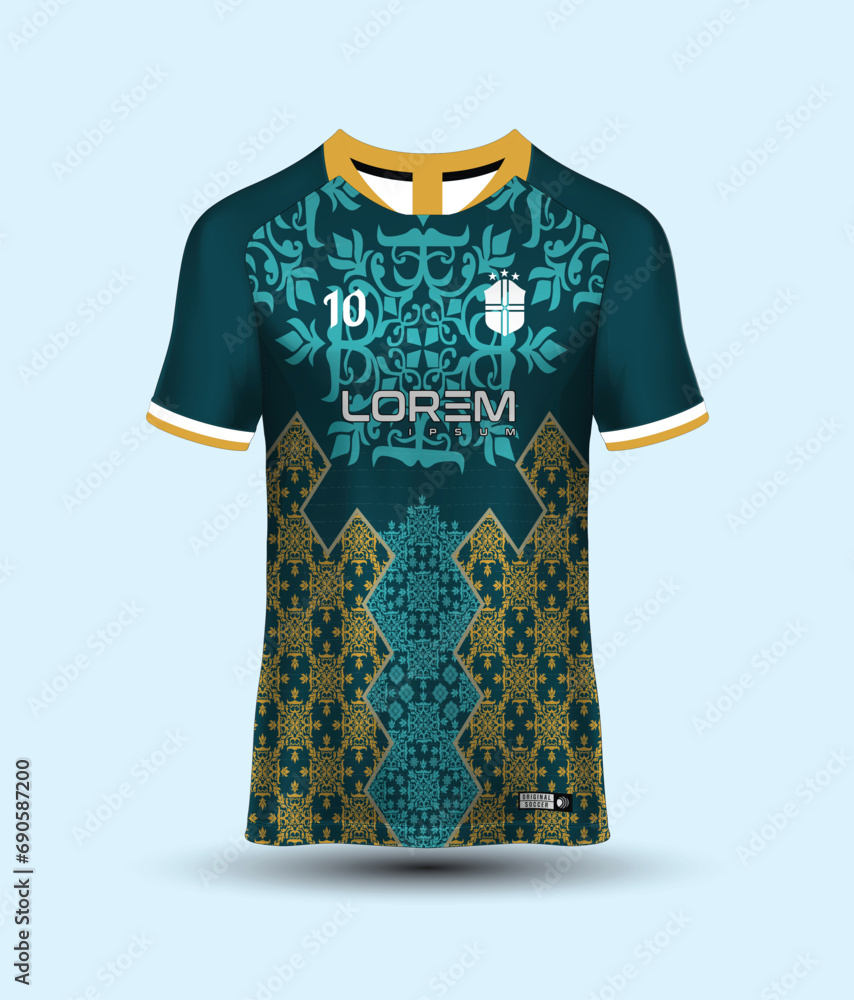 t-shirt sport design template, Soccer jersey mockup for football club. uniform front and back view. t-shirt sport design template, Soccer jersey mockup for football club. uniform front and back view.