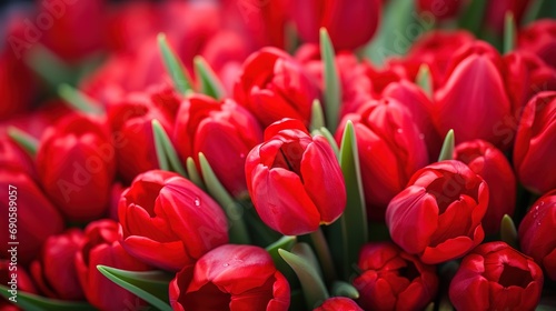 tulips for World Women s Day as a natural backdrop or postcard