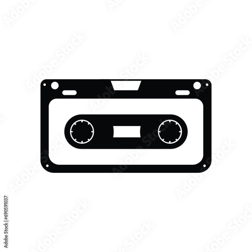 Tape cassette icon photo