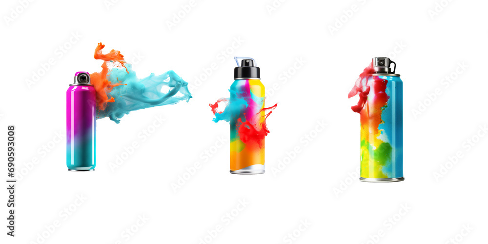 spray can isolated on white background