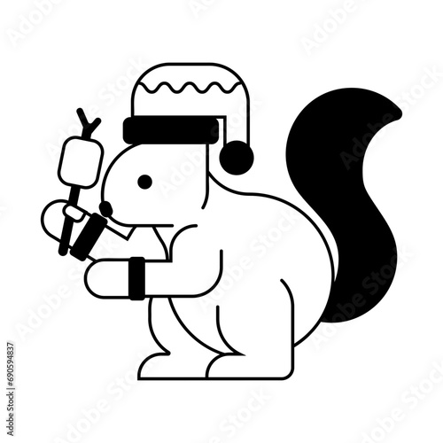 Christmas Squirrel 
