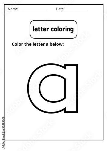 letter a worksheets for kindergarten - learning letter a activities - Lesson plan for letter A -writing letter a worksheet  