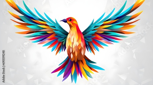 Colorful unique hummingbirds logo design  © MdArif