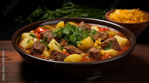 Cazuela: Hearty Traditional Stew with Meat, Vegetables, and Spices